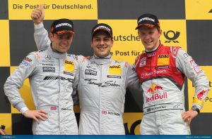 2012 DTM Hockenheim - Paffett Green Ekstrom
