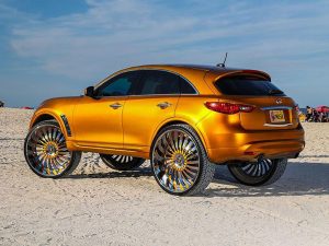 2015 Infiniti FX With 32 Inch Wheels