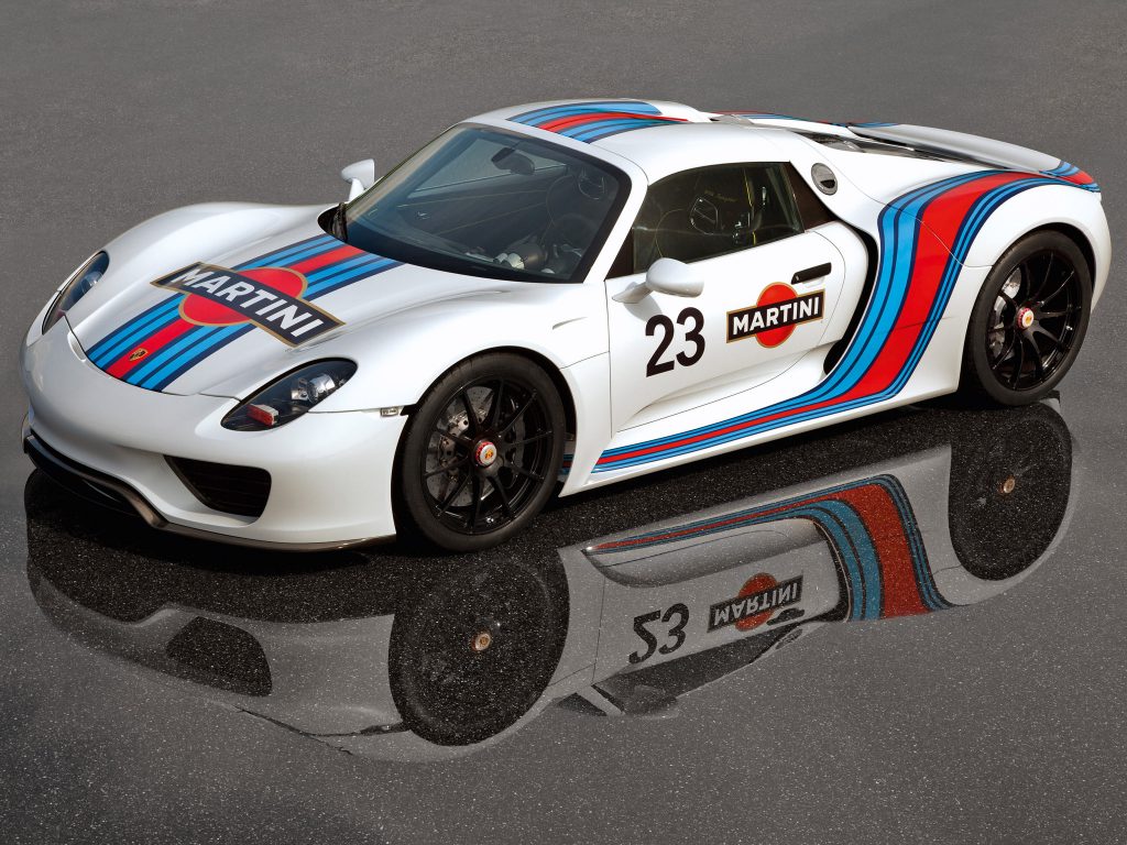2012 Porsche 918 Spyder Prototype Martini Racing Design
