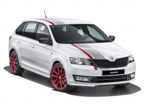 2014 Skoda Rapid Spaceback Red Grey