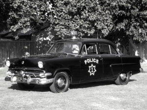 1954 Ford Mainline 4 door Police Sedan 73A