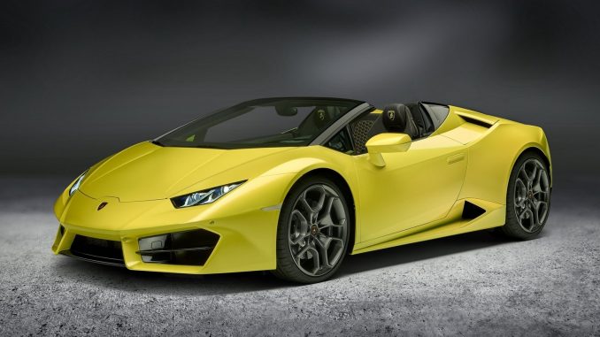 Lamborghini Huracan RWD Spyder (2017) 2017 Lamborghini Huracan Spyder RWD