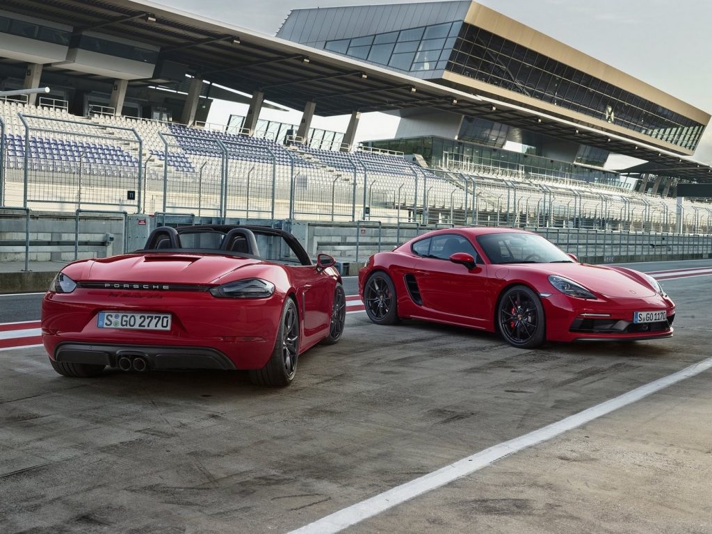 Porsche 718 Cayman et Boxster GTS 2018