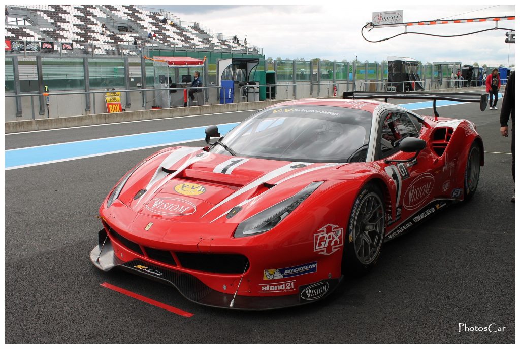 V de V Magny Cours 2016 - Ferrari 488 GT3 n°1 Visiom