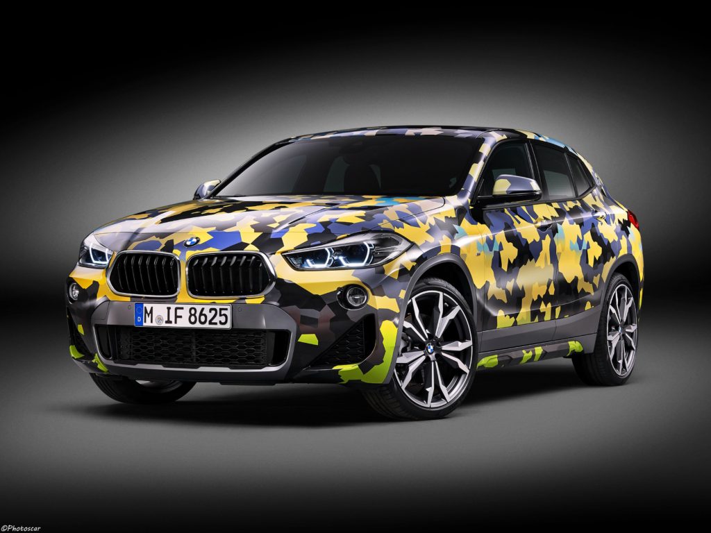 BMW X2 Digital Camo Concept F39 2018