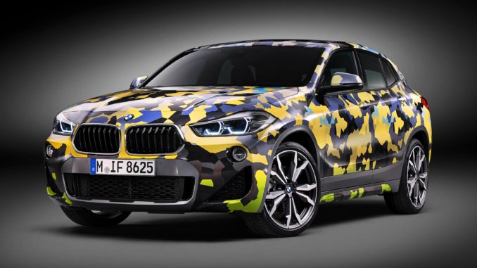 BMW X2 Digital Camo Concept F39 2018 BMW X2 Digital Camo Concept F39 2018