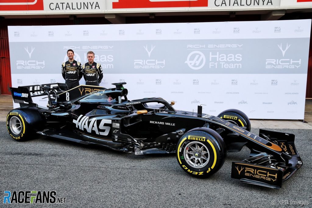 La nouvelle Haas VF19 F1 2019 pour le championnat de F1 2019