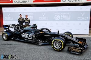 La nouvelle Haas VF19 F1 2019 pour le championnat de F1 2019