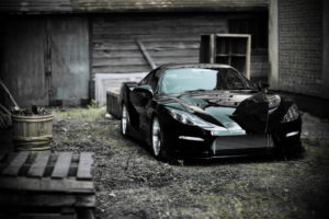 Abflug Toyota Supra Schwarzer JZA80 2011