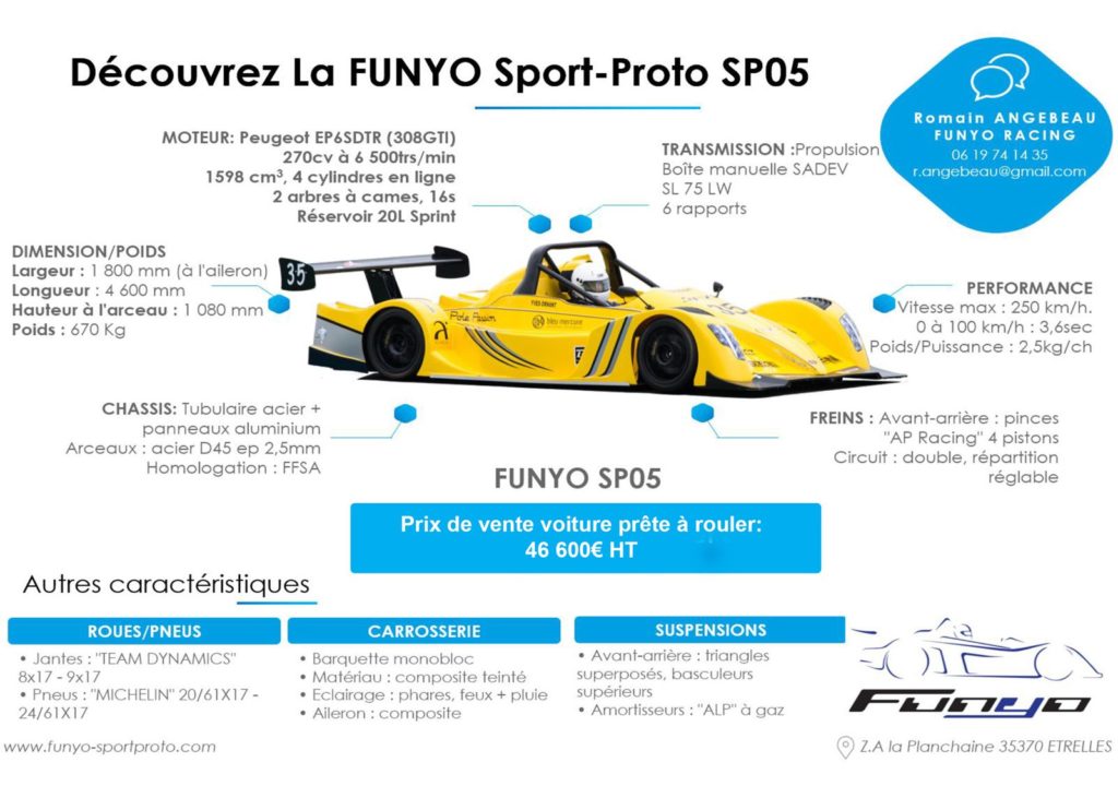 La voiture Funyo SP5