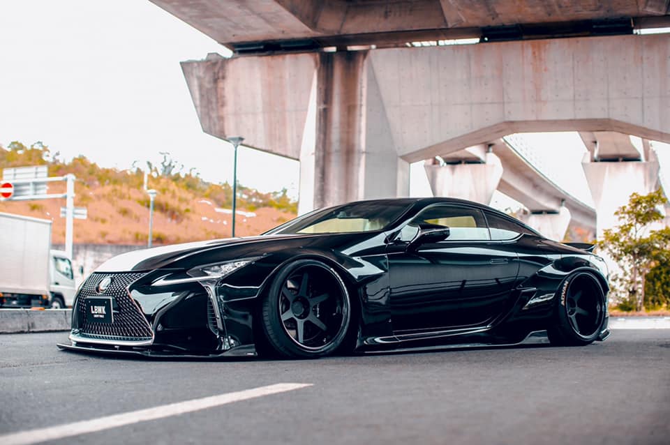 Lexus LC500 Black by Liberty Walk