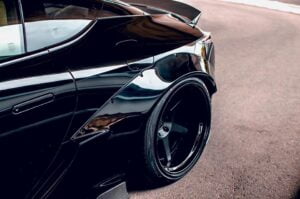 Lexus LC500 Black by Liberty Walk
