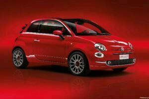 Fiat 500 Red 2023