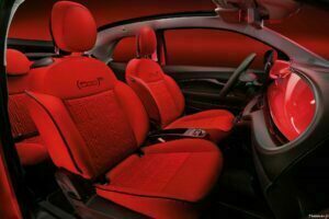 Fiat 500 Red 2023