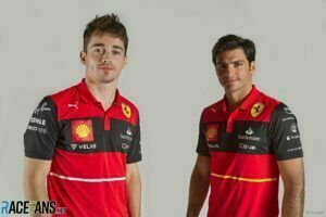 Charles Leclerc et Carlos Sainz Jnr 2022