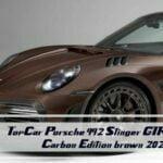 2022 TopCar Porsche 992 Stinger GTR Limited Carbon Edition brown