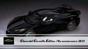 Chevrolet Corvette Édition 70e anniversaire 2023