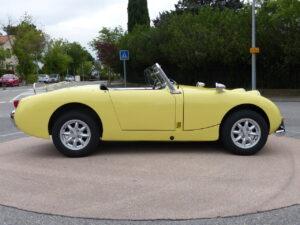 Austin Healey Sprite Frogeye Jaune 1960