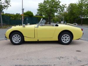Austin Healey Sprite Frogeye Jaune 1960