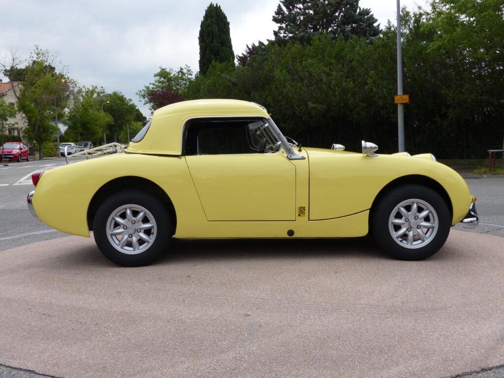 Austin Healey Sprite Frogeye Jaune 1960