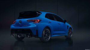 Toyota GR Corolla Circuit Edition Blue Flame 2023