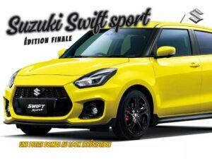Suzuki Swift sport édition finale 2025