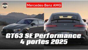 Mercedes-Benz AMG GT63 SE Performance 4 portes 2025
