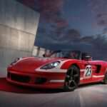 La légende Porsche Carrera GT s'habille en rouge